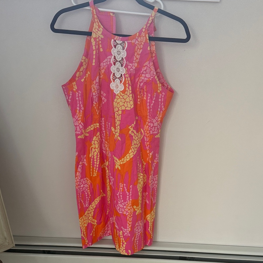 Lilly Pulitzer Pink and Orange Dress, size 6